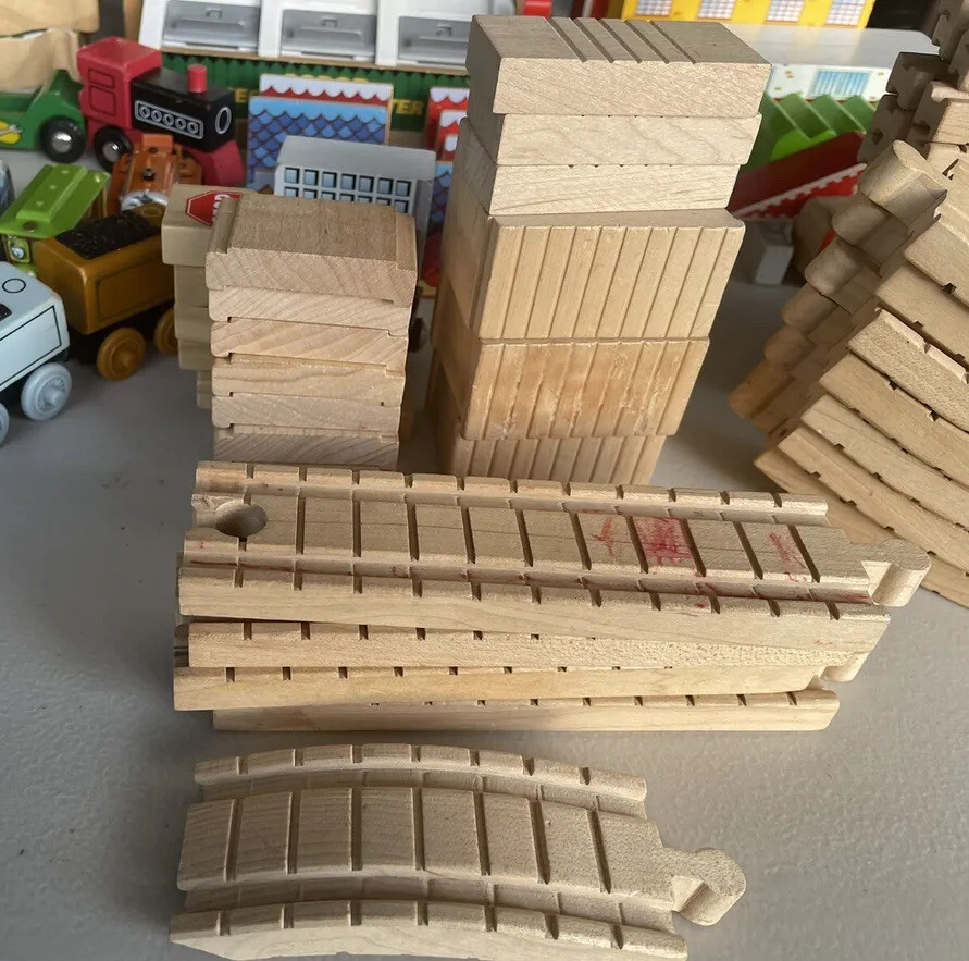 Thomas & Friends Wooden Railway Train Tracks Assorted Track Lengths