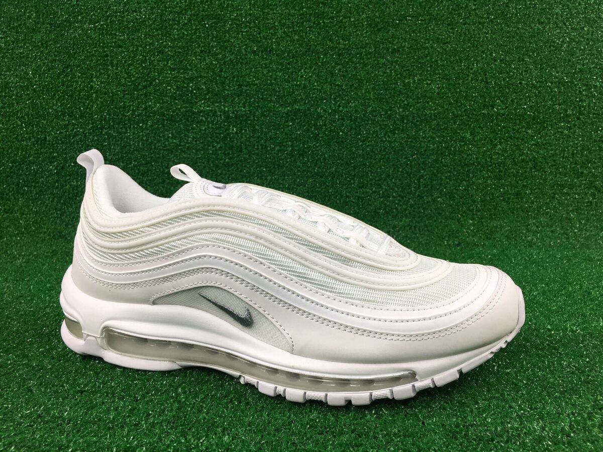 Nike Air Max 97 Triple White Wolf Grey Sneakers 921826 101 Nike Air Max 97 Triple White Wolf Grey Sneakers 921826 101