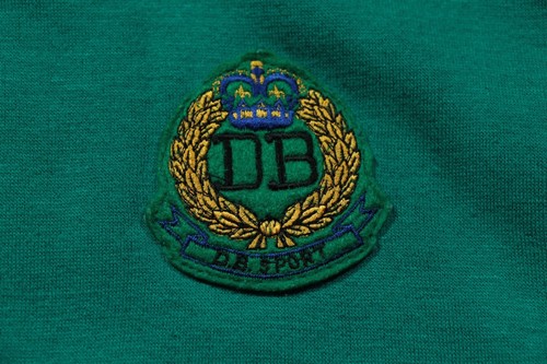 Vintage 80s 90s Women's DB Sport Sweatshirt Green L David Benjamin Turtleneck - Picture 2 of 7