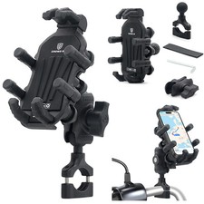 Motorcycle Bike Electric Scooter Phone Holder Shock Absorption Cell Phone Holder