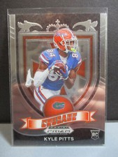 2021 Prizm Draft Picks Crusade #167 Kyle Pitts Falcons Base Rookie card