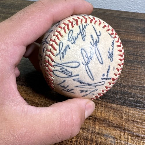 SIGNED AUTOGRAPHED HOUSTON ASTROS 1970s Era Baseball Lee May Jim Ray Gallagher - Picture 15 of 24