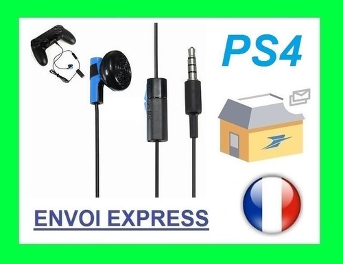 Ufficiale Sony PS4 PLAYSTATION 4-dans-oreille Mono Cuffie Casco \u0026 Micro  Nuovo | eBay