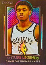 Cameron Thomas RC 2021-22 Recon Basketball Future Legends Holo Rookie Card #24