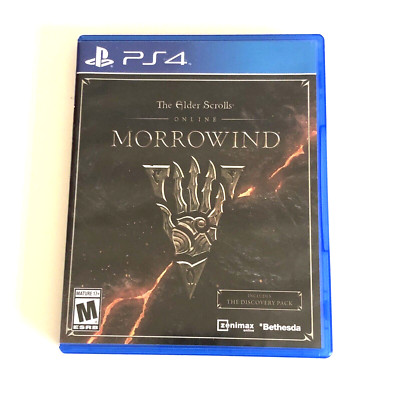 Morrowind Elder Scrolls Sony PlayStation 4 PS4 Video Game Case Inserts Complete