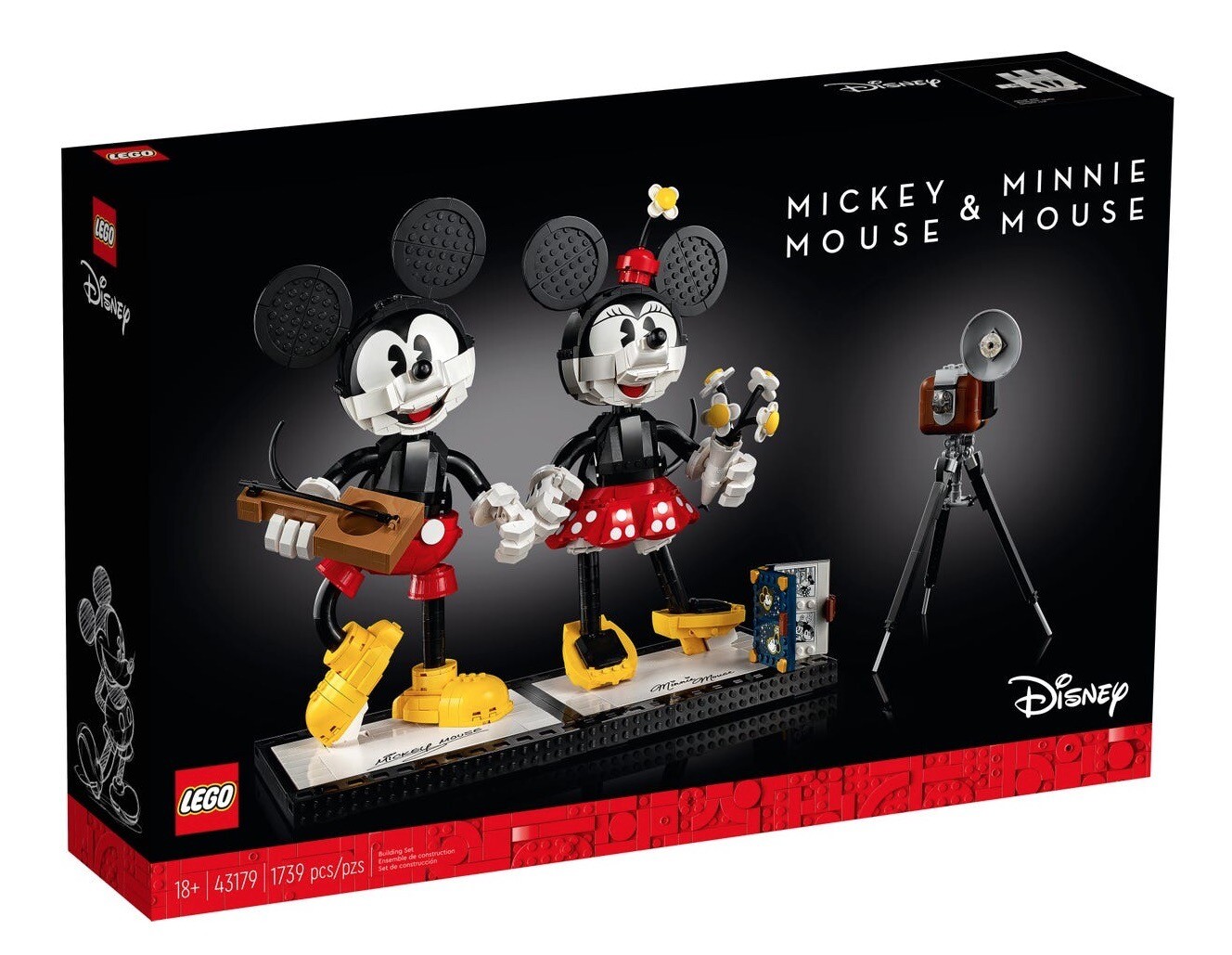 Lego Disney - Mickey Mouse & Minnie Mouse Buildable Characters - 43179 - New AU