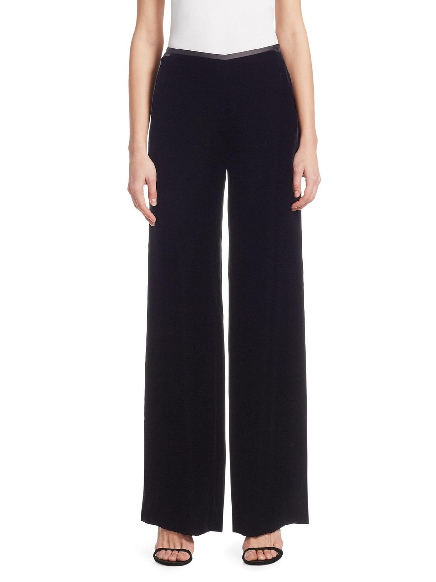 2000s “ARMANI COLLEZIONI” wide trousers Vintage Armani Collezioni Textured Wide leg Pants Sz 38/US 2 Made