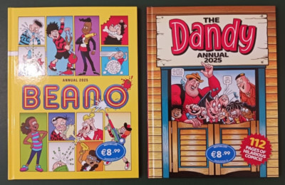 Beano and The Dandy - Two (2) 2025 Annuals - DC Thomson UK