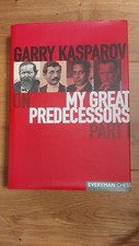 My Great Predecessors Part 1 Garry Kasparov signed copy 