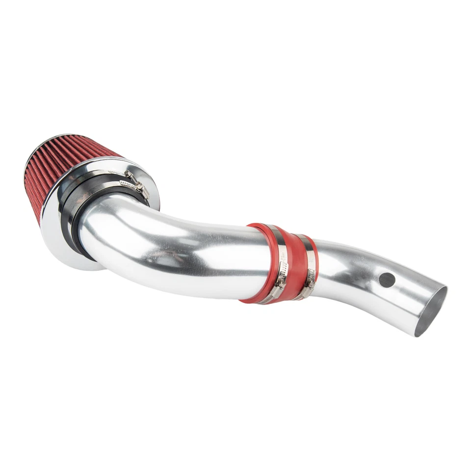 Red Cold Air Intake System Kit & Filter For 1996-2004 Chevrolet S10 4.3L V6 - Image 2 of 4