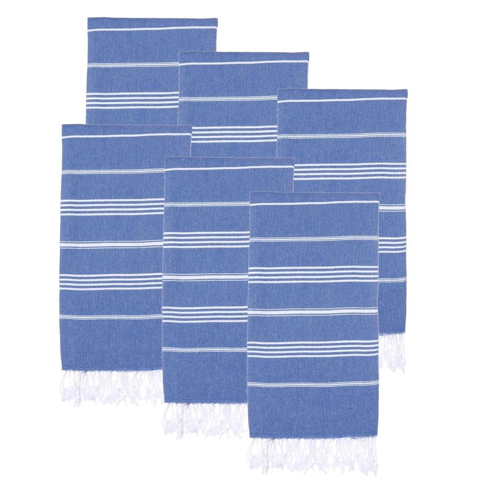 Beach Towel Set of 6 (38" x 71") | 100% Cotton Extra Large Turkish Towels - Image 2 of 4