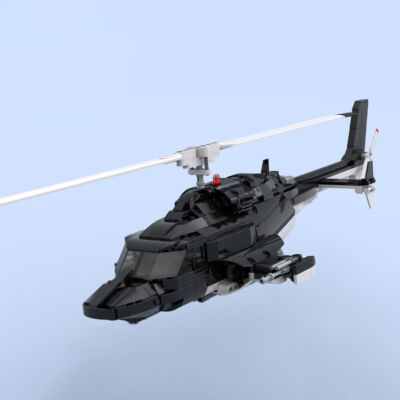 Armed Helicopter Model MOC-149250 Building Blocks Bricks Toy Set 1040pcs