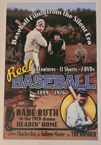 REEL BASEBALL 1899-1926 FEATURING BABE RUTH 13x19 GLOSSY PHOTO MOVIE POSTER - Afbeelding 1 van 1