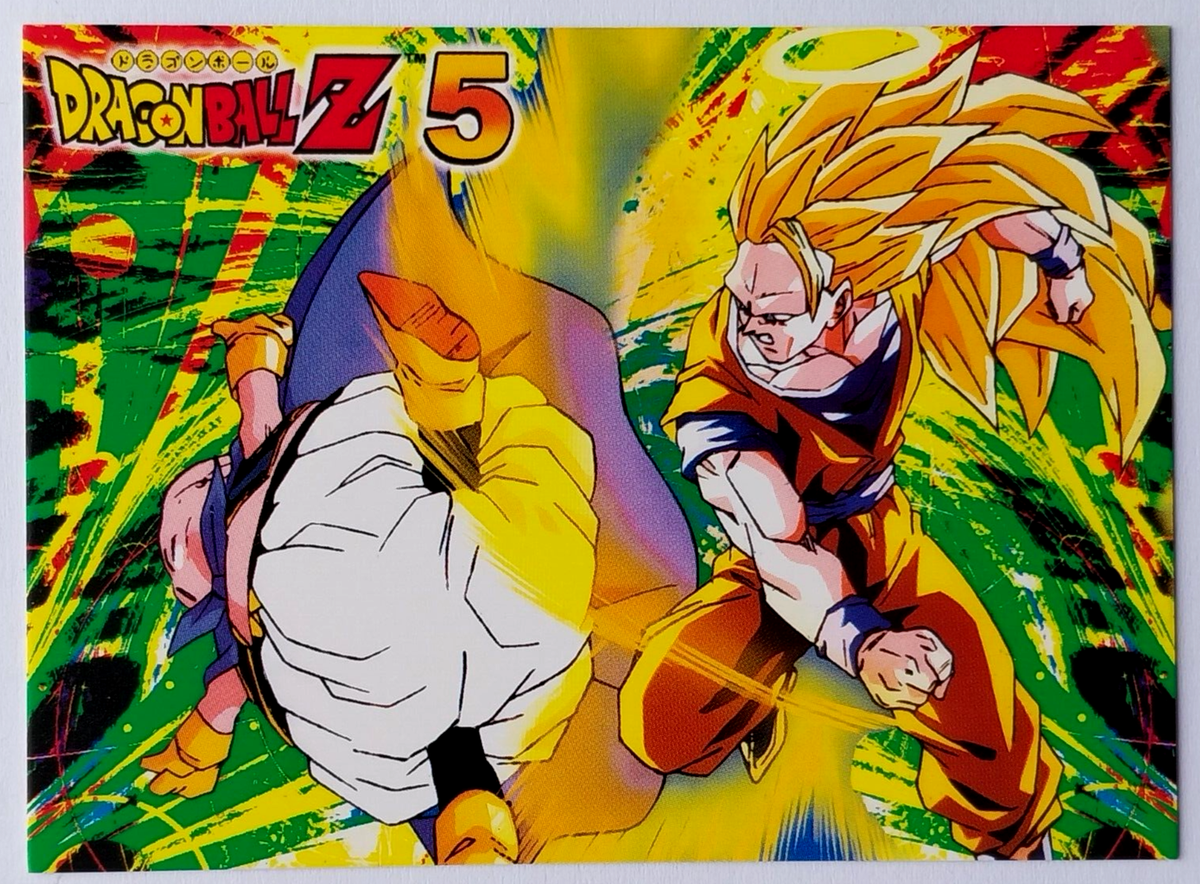 2023 CARD DRAGON BALL Z5 #058 GOKU SSJ3 & MAJIN BOO TCG PERU