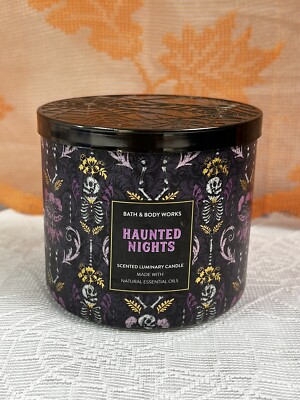 Bath & Body Works HAUNTED NIGHTS 3-Wick Halloween Luminary Candle