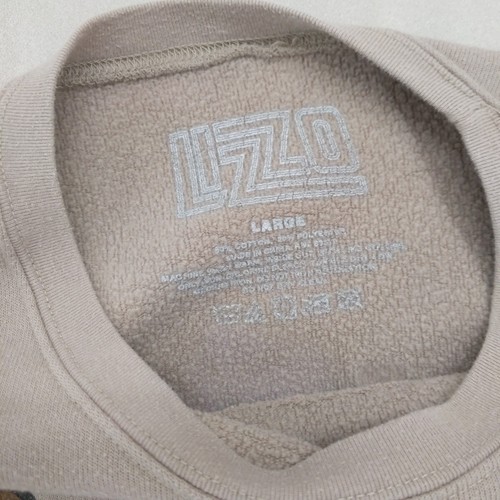 Women's Lizzo Sweatshirt Brown 2023 Tour Sasha Flute Special Crewneck - XL - Picture 3 of 6