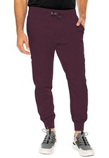 Med Couture Men's Scrubs Bowen Jogger Pants MC7777 WINE Wine Free Ship