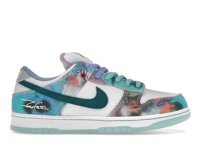 Size 11.5 - Nike Futura Laboratories x Dunk SB Low Bleached Aqua 
