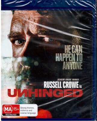 Unhinged Blu-Ray NEW Region B Russell Crowe