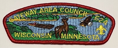 Boy Scout Patch VTG Gateway Area Council 624 Wisconsin Minnesota Shoulder