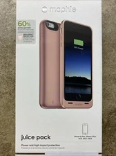 Mophie Juice Pack External Battery Case for iPhone 6s Plus Rose Gold 2600mah