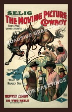 Western Cowboy Movie Poster Tom Mix Vintage Style Poster 18"x28"
