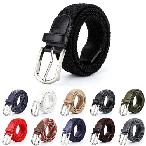 SUOSDEY Cintura Intrecciata In Rattan Donna | Larga E Bohémien Con Fibbia Semicerchio Per Abiti