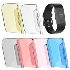 Fitbit Charge 3 Smart Watch Compatible PC Hard Case Cover Screen Protector