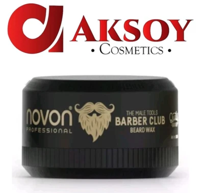 ( 198€ / 1L ) Novon Professional Barber Club Beard Wax 50 ml Bartwax Bart wachs