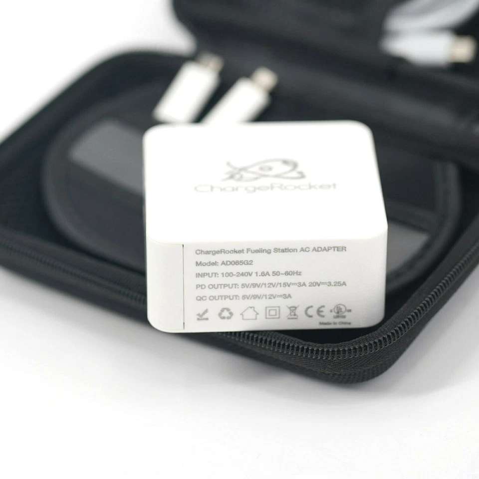 Charger 65W USB-C Charger Apple Macbook Air 13 15" iPhone PD Cable Adapters Case - Image 3 of 4