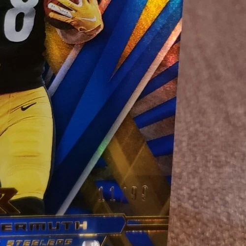 2021 Panini XR - Xtreme Rookies Blue #XTR28 Pat Freiermuth /99 (RC) - Image 3 of 3