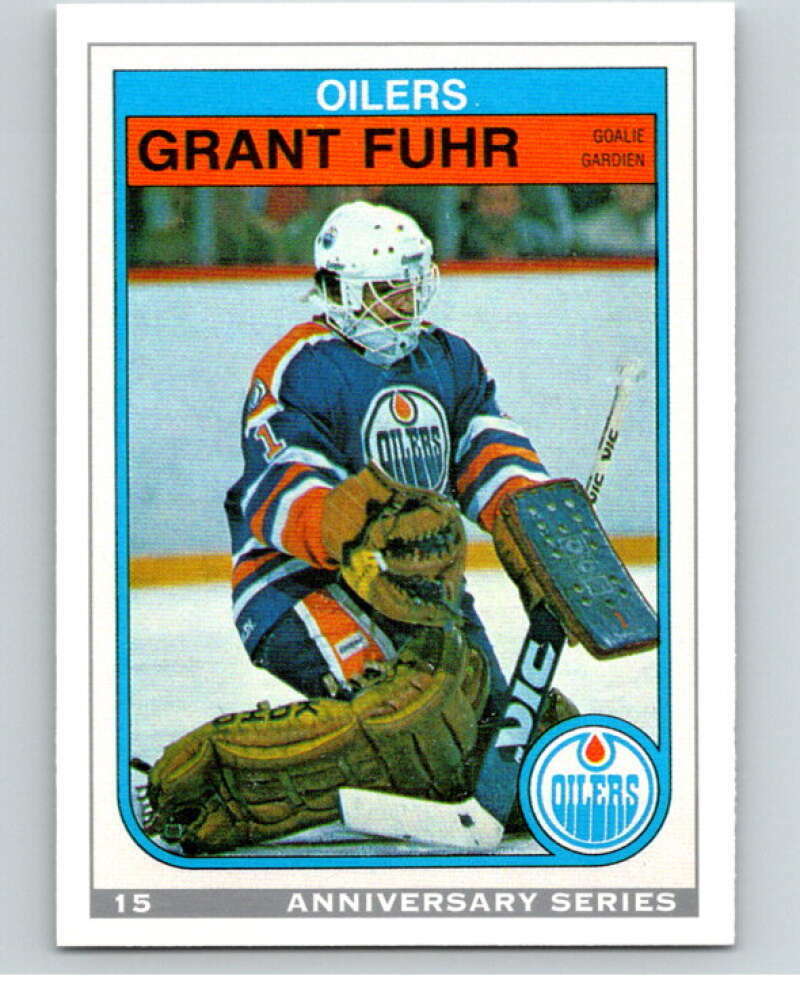 1992-93 O-Pee-Chee 25th Anniversary Inserts #15 Grant Fuhr  V65091