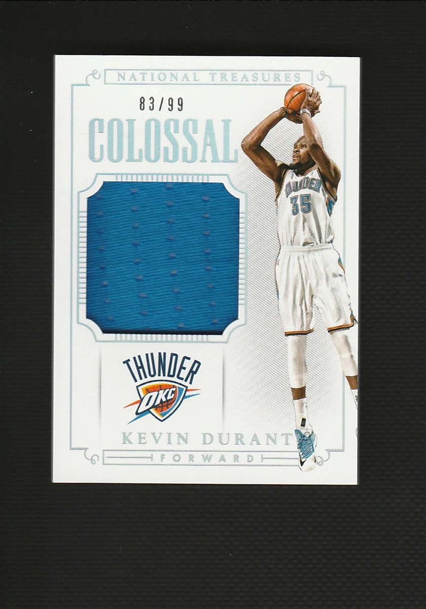 2014 - 15 Panini National Treasures Colossal Jersey #3 Kevin Durant