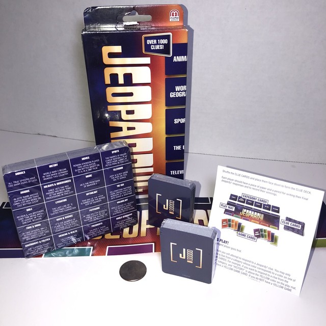 Mattel Games FFV25 Jeopardy Card Game Ages 11 For Sale Online EBay