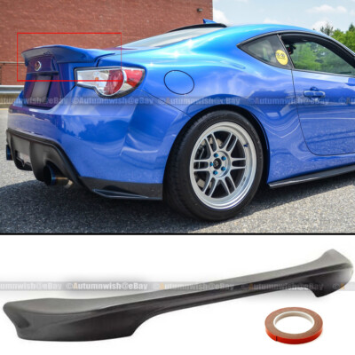 Fit 13-19 FR-S FRS GT86 Subaru BRZ TR-D Style Unpainted Trunk Rear Wing Spoiler 