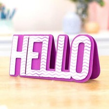 HELLO Letter Metal Cutting Dies Scrapbooking Craft Word Embossing Stencil Mould