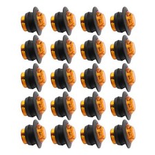 20x 34 Round Led Side Marker Bullet Clearance Lights Truck Trailer 12v