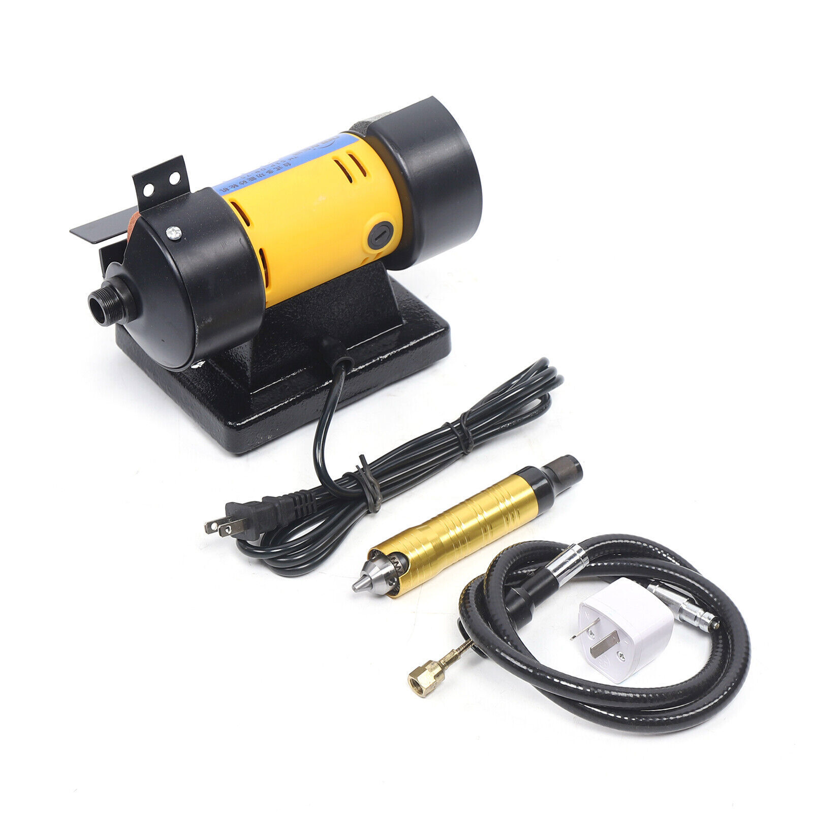 220V 280W Jewelry Rock Polishing Buffer Machine Bench Lathe & Sander