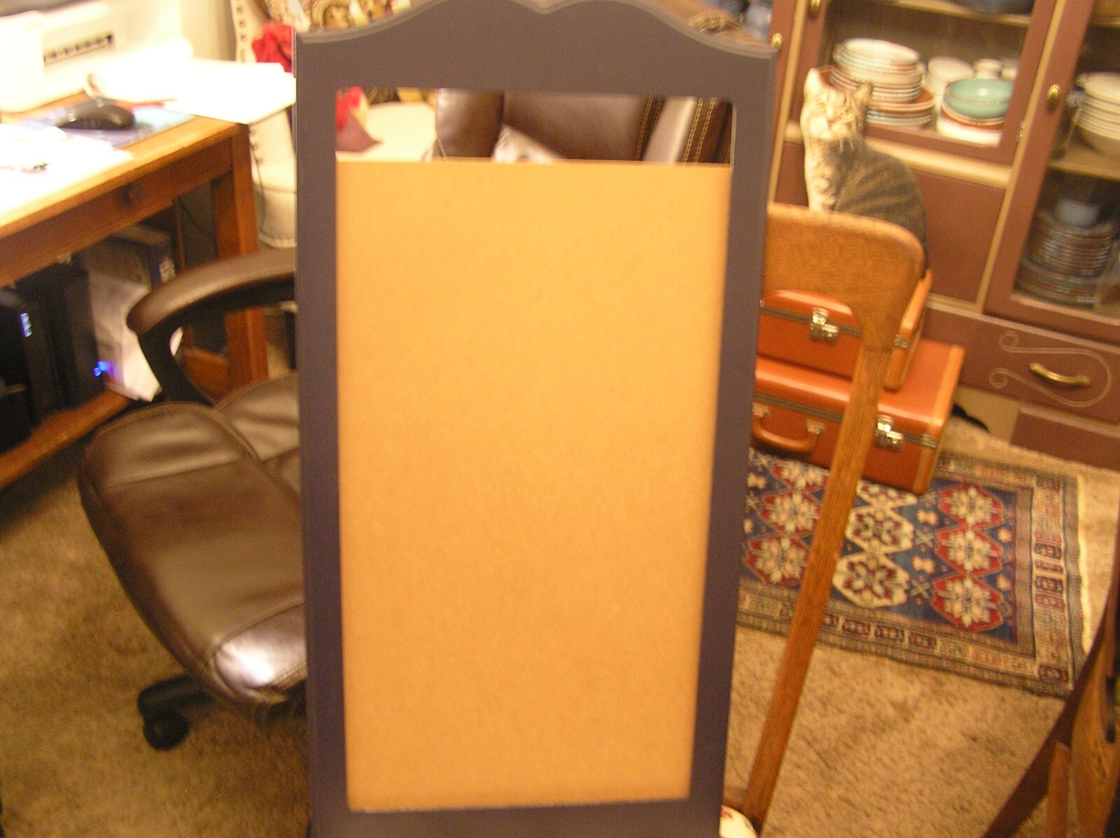 Wooden Vintage Wall Calendar Holder Frame Navy Blue Holds Standard 12" x  12" | eBay