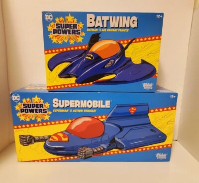 DC Super Powers Supermobile And Batwing McFarlane Toys 2022 Lot-2 NEW SEALED