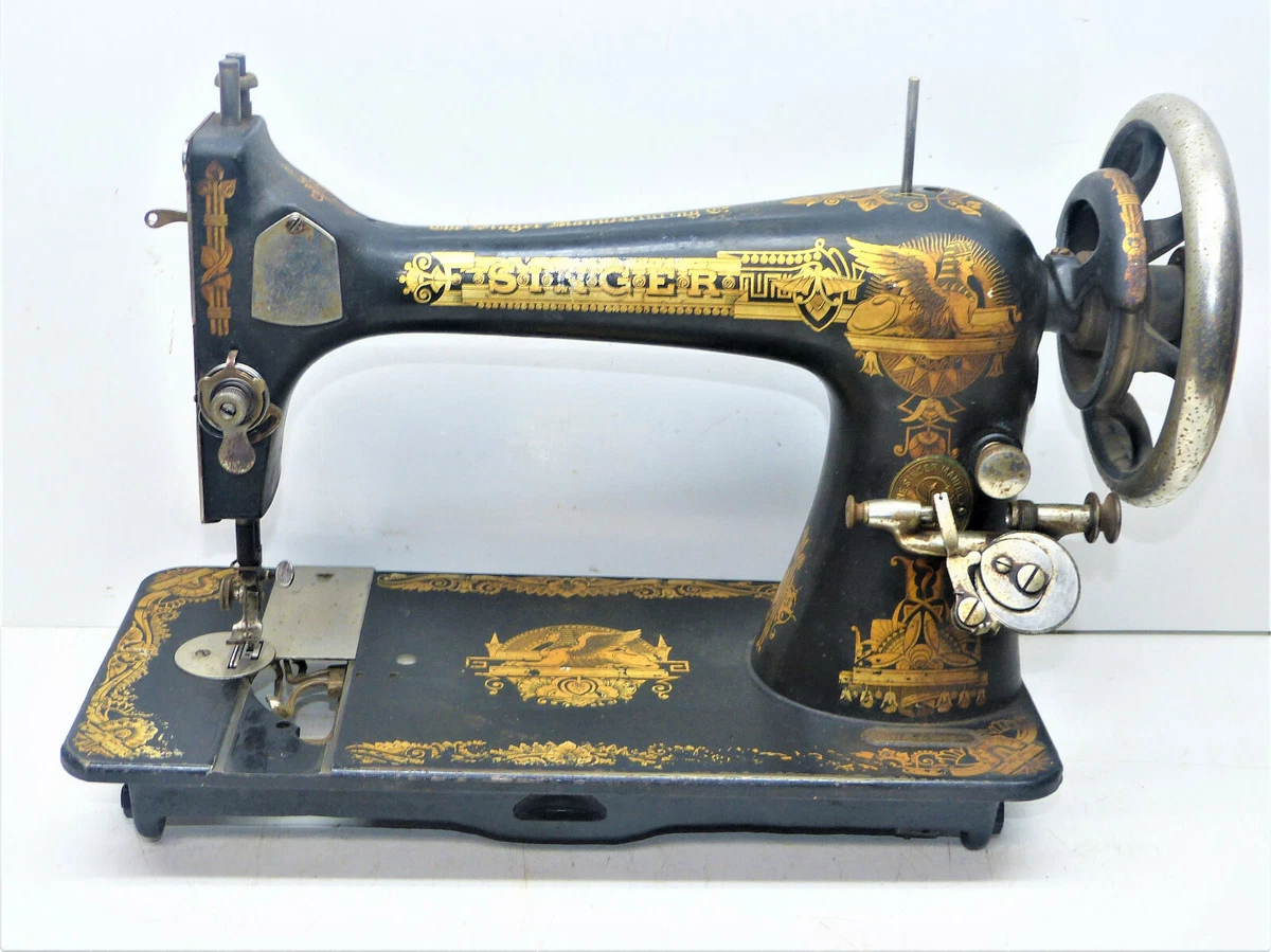 Singer Model 66 Treadle Sewing Machine And Motor From The, 58 OFF