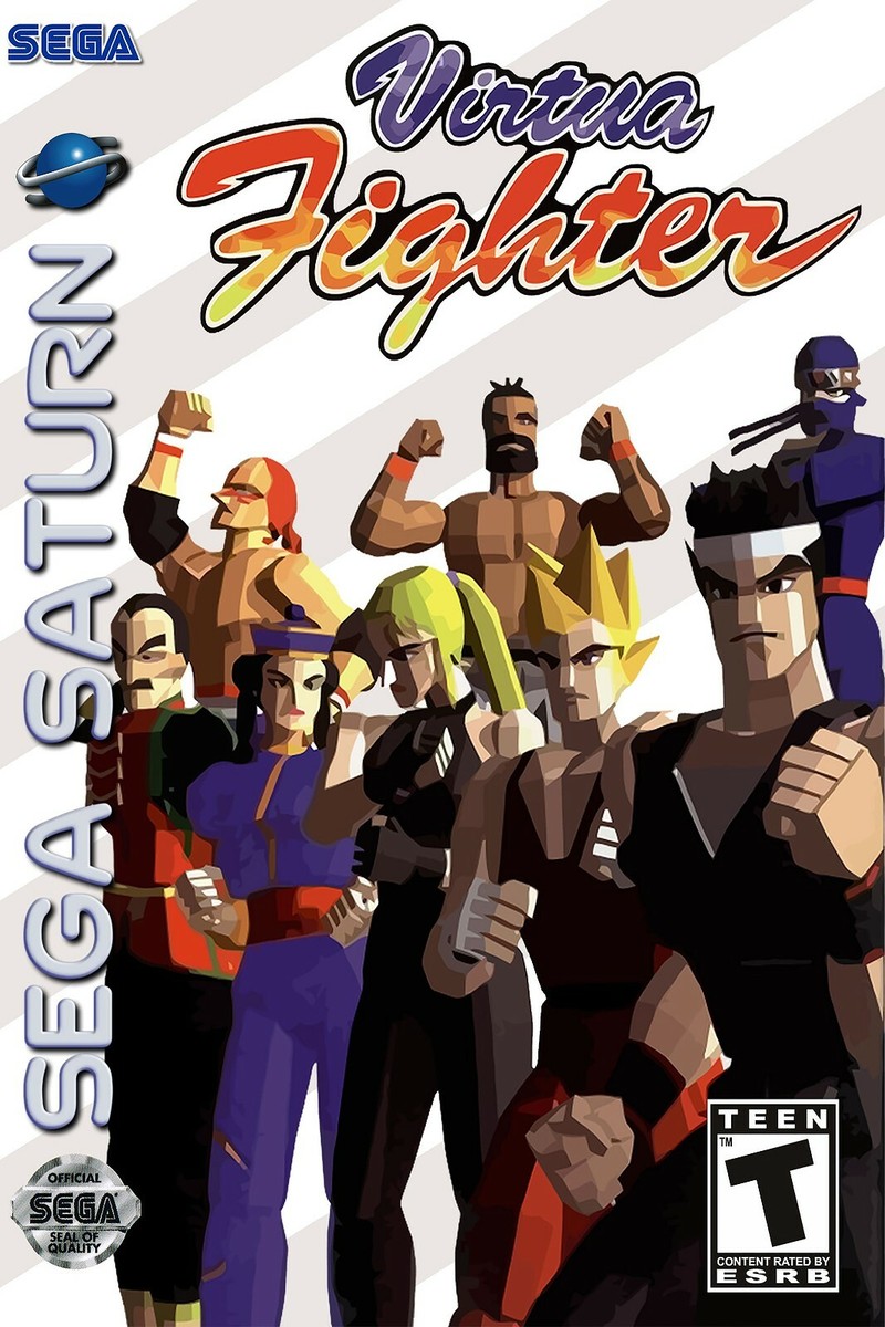 B2 Virtua Fighterセガサターン 告知ポスター バーチャファイター