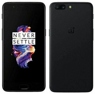 OnePlus 5 - 128GB Dual sim  Midnight Black (Unlocked) Smartphone