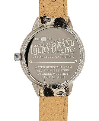 J31 Torrey Mini Leopard Leather Strap Watch 28mm J31 Lucky Brand Women main image 3