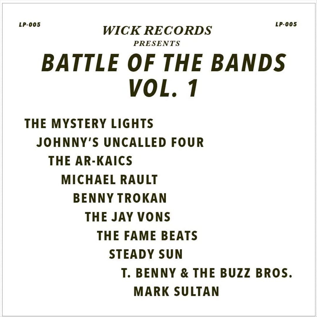 VARIOUS ARTISTS BATTLE OF THE BANDS, VOL. 1 NEW LP VARIOUS ARTISTS BATTLE OF THE BANDS, VOL. 1 NEW LP
