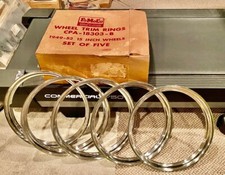 Nos 1949 - 1953 Ford 15 Wheel Trim Rings Set Of 5 Cpa-18303-b