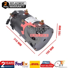 Electric Cart DC Motor fits for 48 Volt Motor XQ 5.3, 19 Spline 5.0 HP w/Sensor