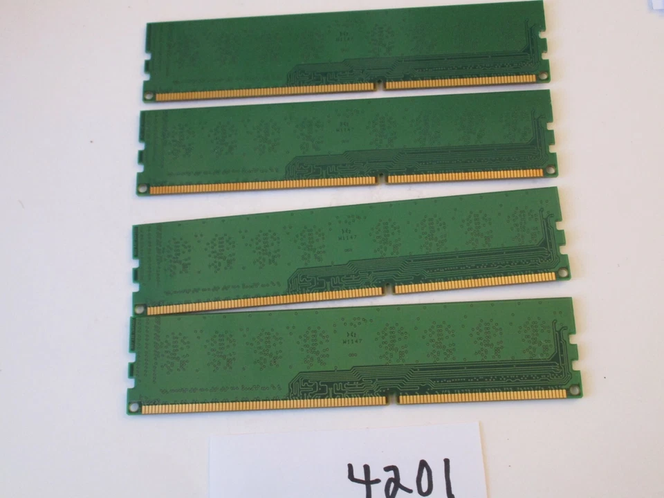 Kingston KTH9600B/2G 4x2Gb=8Gb PC3-10600 1333Mhz DDR3 Desktop Memory RAM (4201) - Image 2 of 2