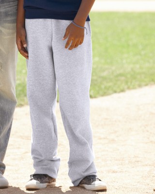champion sweatpants open bottom