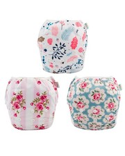 Babygoal Reusable Baby Girl Swim Diapers 3 Pack for 0- 8 Months NEW